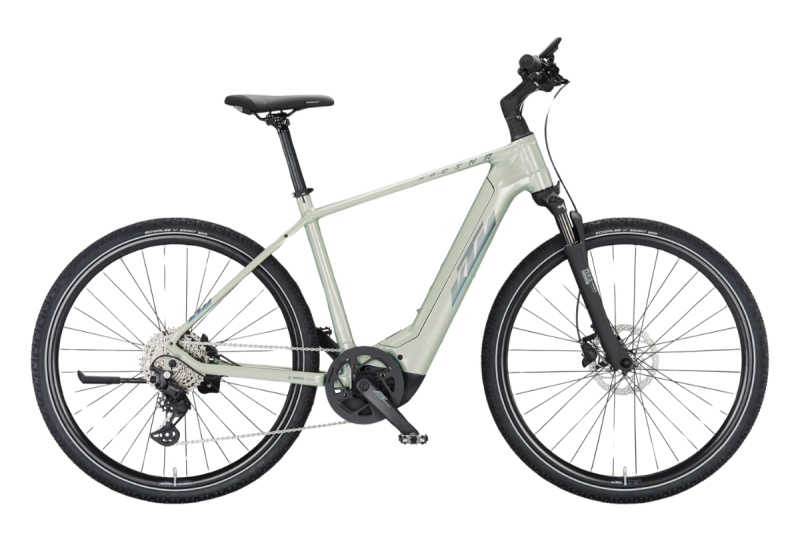 Rower elektryczny KTM Macina Cross 720 Dew Silver