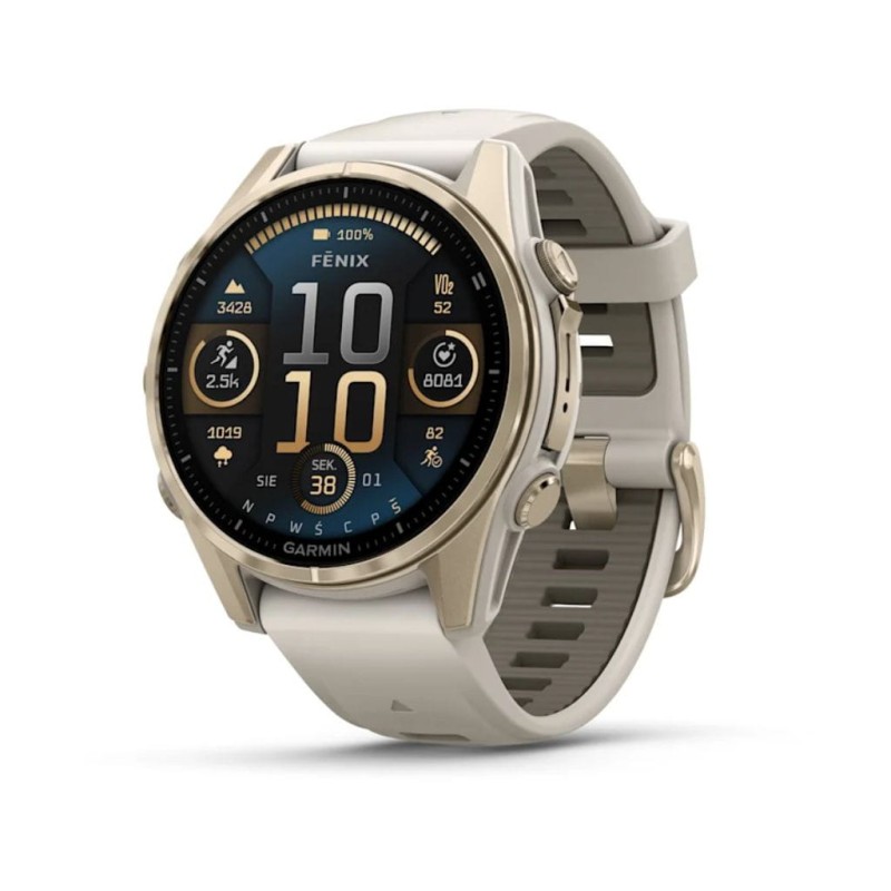 Zegarek Garmin fenix® 8 - 43 mm - Amoled Fog grey / Dark sandstone