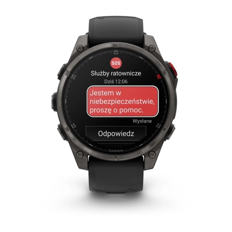 Zegarek Garmin fenix® 8 Pro – 47 mm - Amoled Black/Pebble