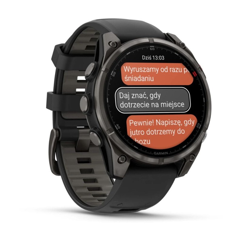 Zegarek Garmin fenix® 8 Pro – 47 mm - Amoled Black/Pebble