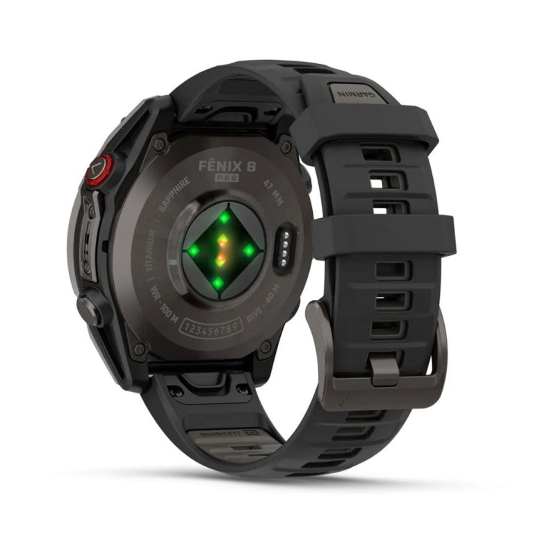 Zegarek Garmin fenix® 8 Pro – 47 mm - Amoled Black/Pebble