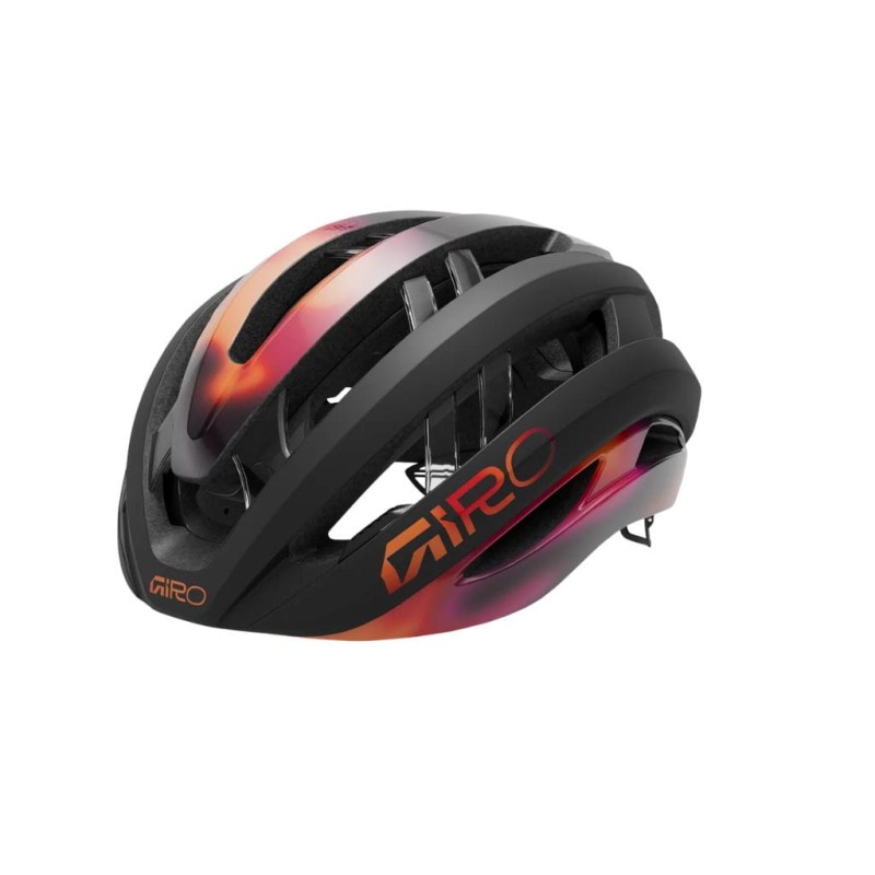 Kask rowerowy szosowy Giro Aries Spherical matte black/frequency orange
