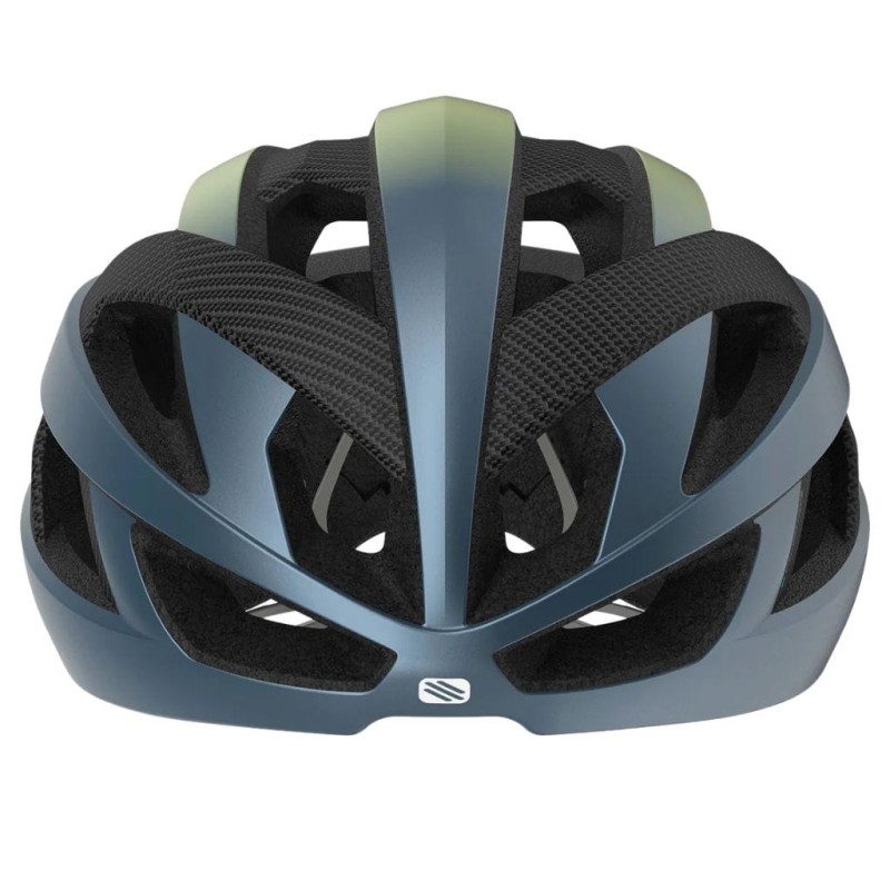 Kask rowerowy Rudy Project Rebel Blue Avio/Apple Green Metal Matte