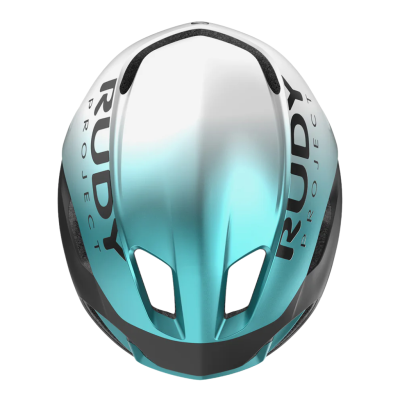 Kask rowerowy Rudy Project Nytron Pearl/Emerald/Black Metal Matte