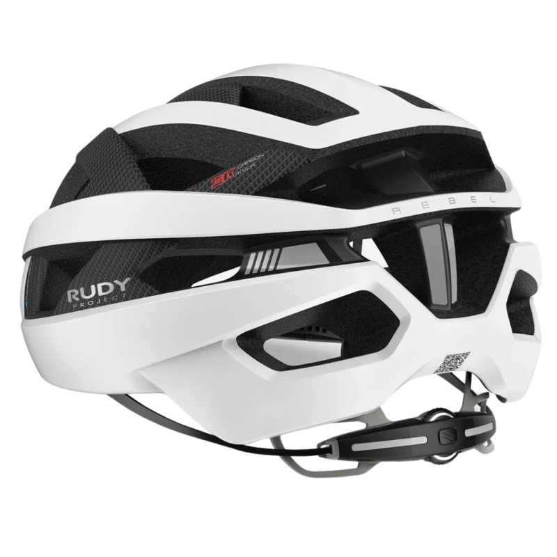 Kask rowerowy Rudy Project Rebel Carbon White Matte