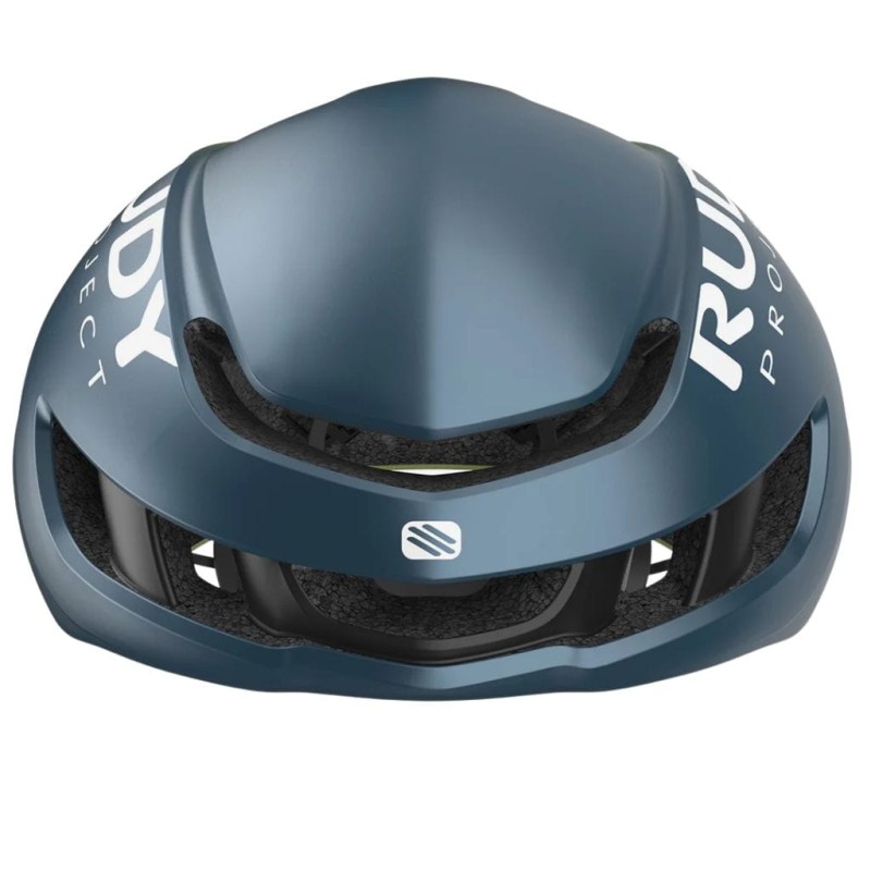 Kask rowerowy Rudy Project Nytron Blue Avio/Apple Green Metal Matte