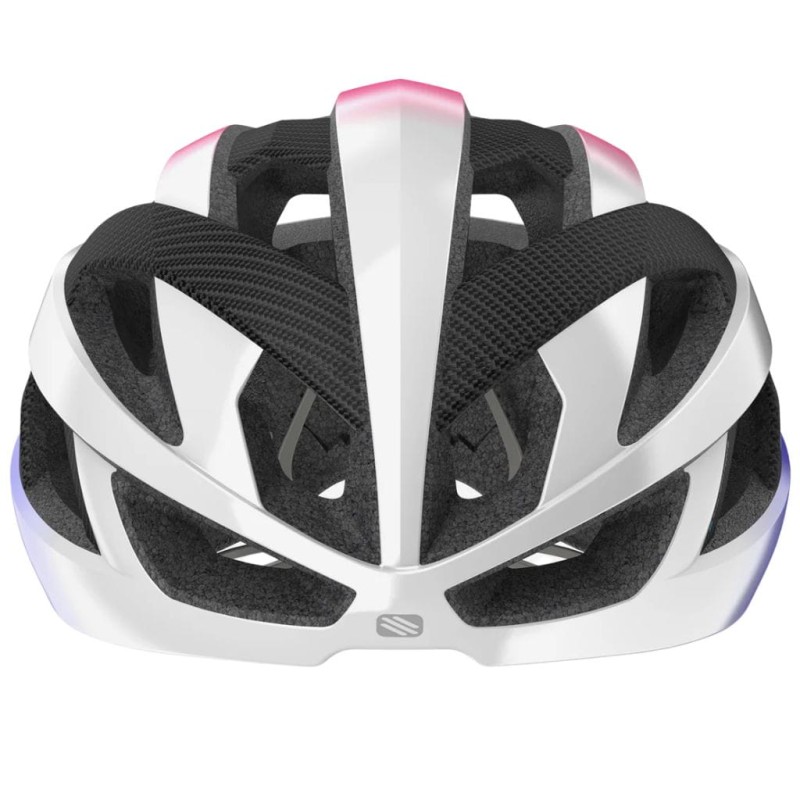 Kask rowerowy Rudy Project Rebel Pearl Metal/Pink/Cyber Blue Shiny