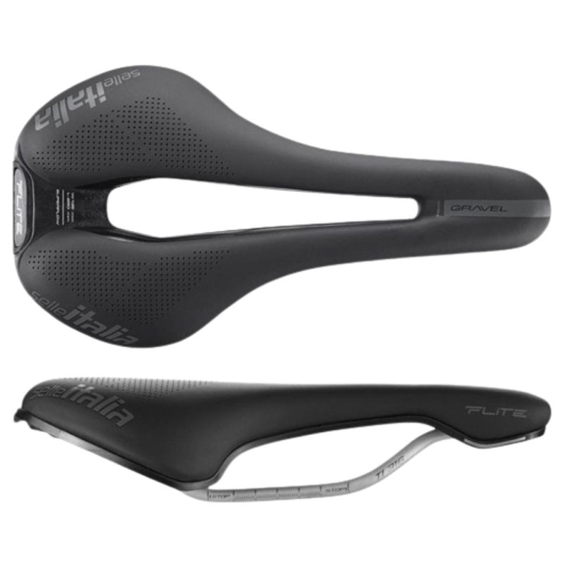Siodełko rowerowe Selle Italia Flite Boost Gravel Ti316 Superflow black