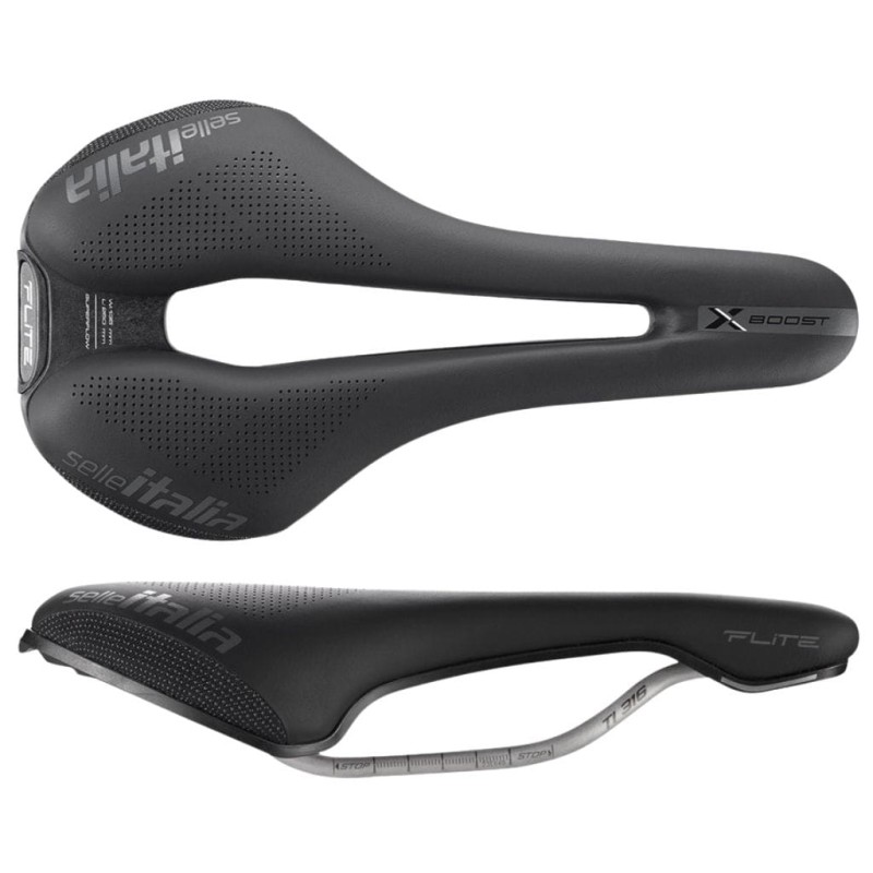 Siodełko rowerowe Selle Italia Flite Boost X-cross Ti316 Superflow black