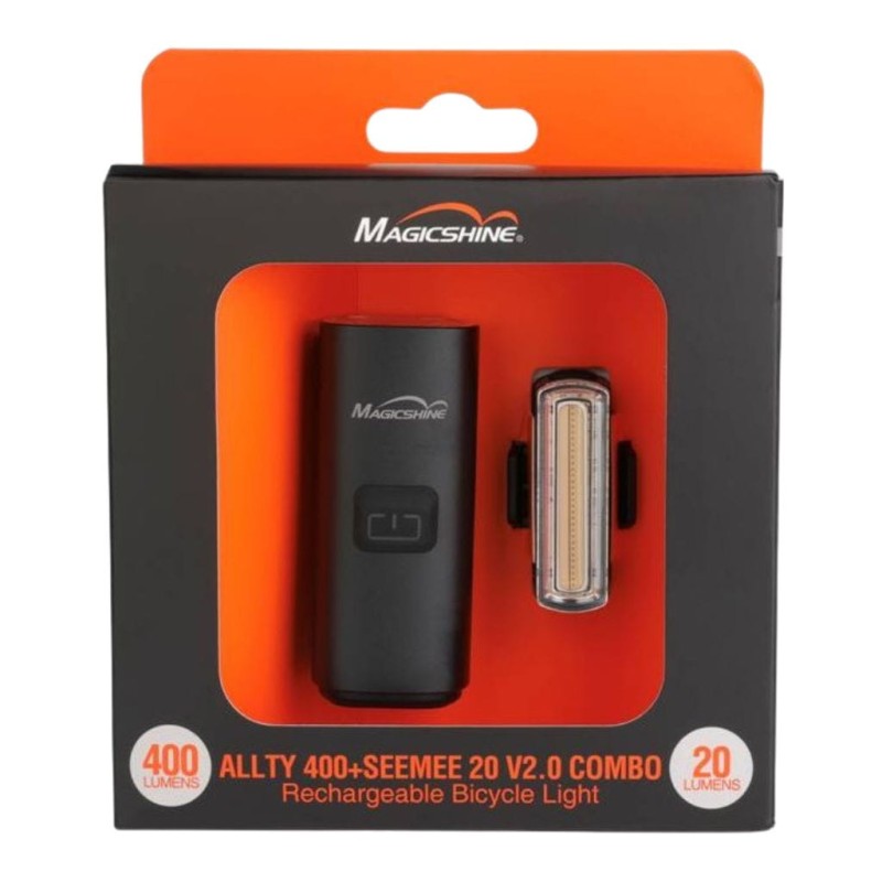 Zestaw lampek rowerowych MagicShine ALLTY 400 V2.0 + SEEMEE 20 V2.0