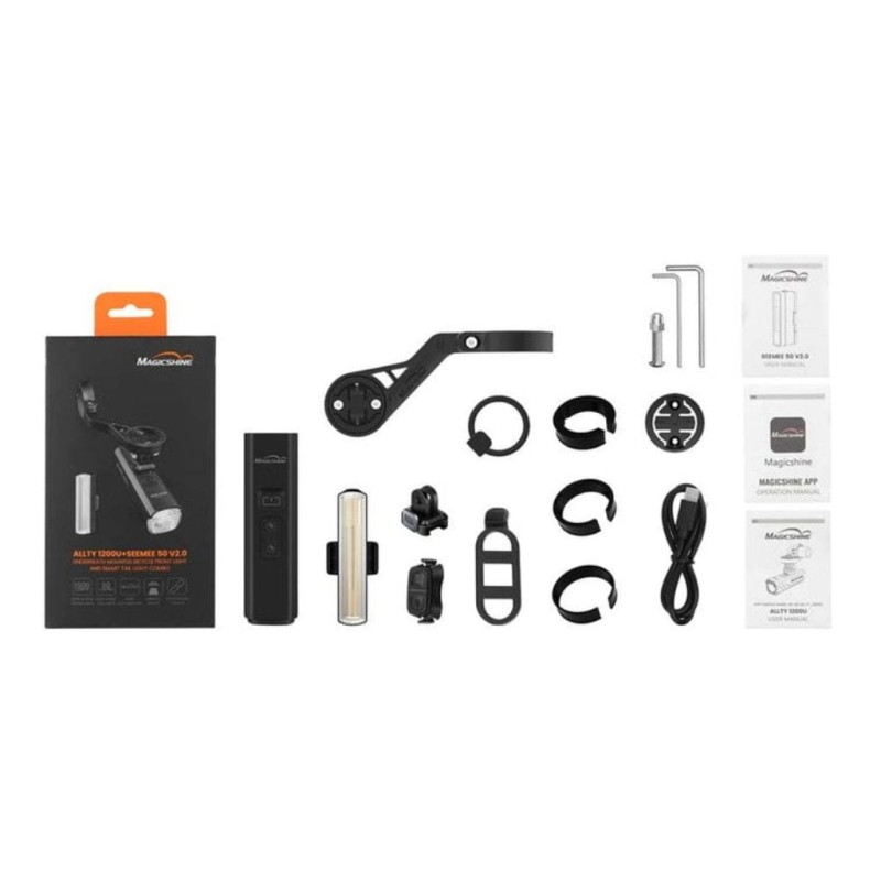 Zestaw lampek rowerowych MagicShine ALLTY 1200U FTR + SEEMEE 50V2.0 FTR