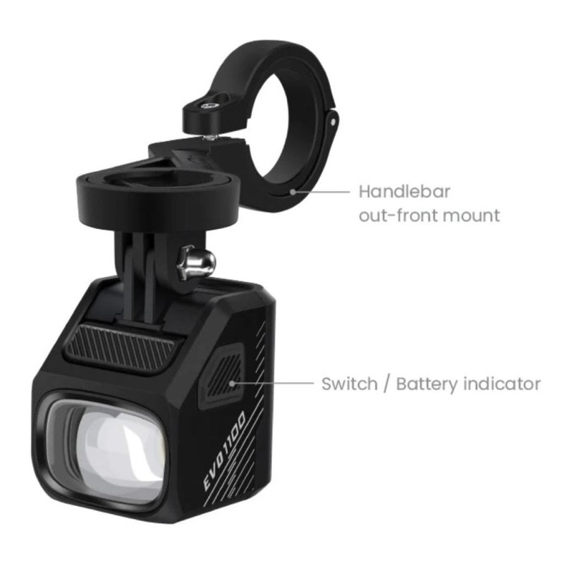 Lampka rowerowa przednia MAGICSHINE EVO 1100 black