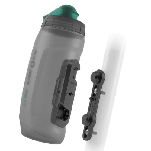 Bidon rowerowy FIDLOCK Twist 590 grey + bike base