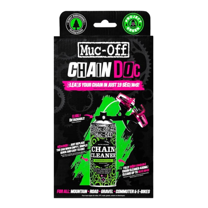 Środek do czyszczenia łańcucha z przyrządem Muc-Off Bio Chain Doc 400ml