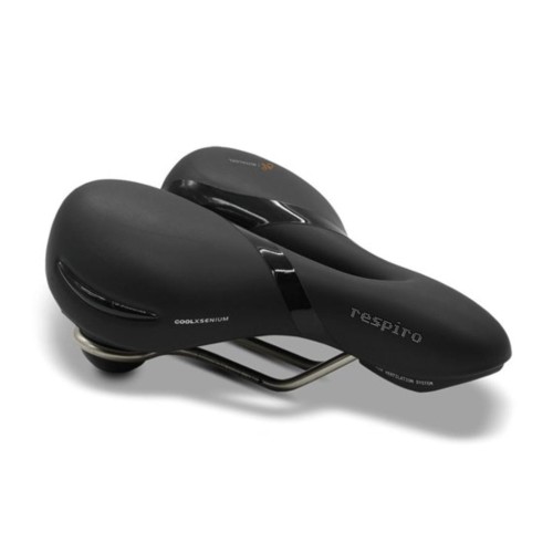 Siodełko rowerowe Selle Royal Respiro Soft Relaxed Stracciatella black