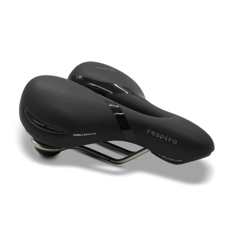 Siodełko rowerowe Selle Royal Respiro Soft Relaxed Stracciatella black