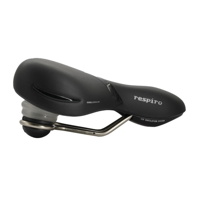 Siodełko rowerowe Selle Royal Respiro Soft Relaxed Stracciatella black