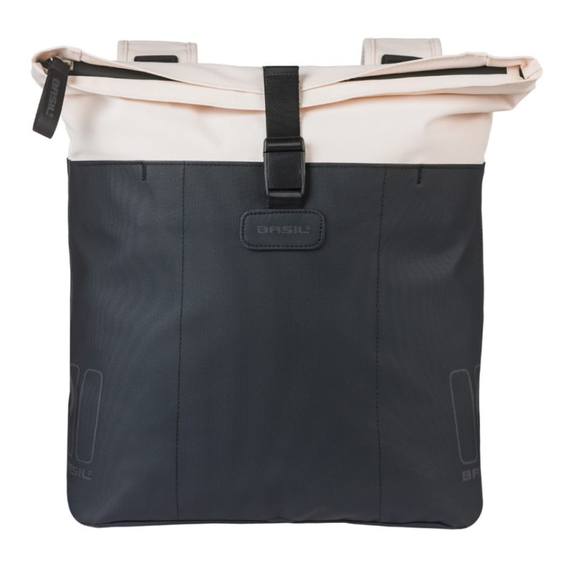 Sakwa podwójna Basil Vive Double Pannier Bag 28-35L white/black