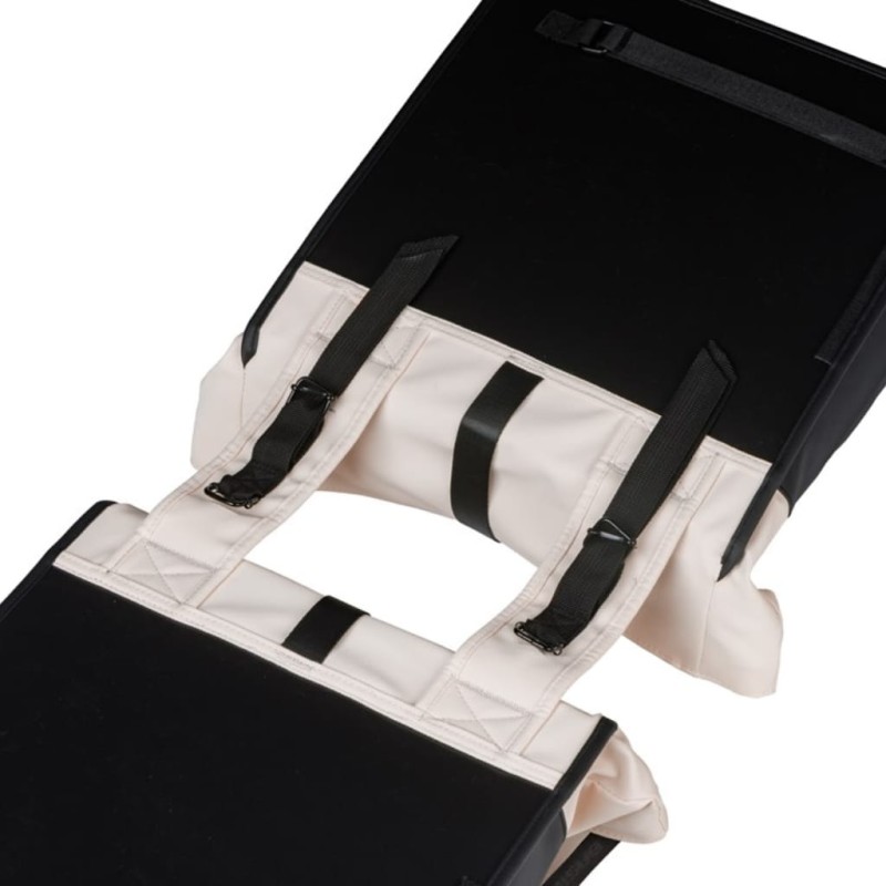 Sakwa podwójna Basil Vive Double Pannier Bag 28-35L white/black