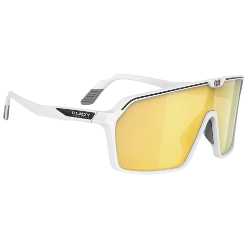 Okulary rowerowe Rudy Project Spinshield White Matte Multilaser Gold