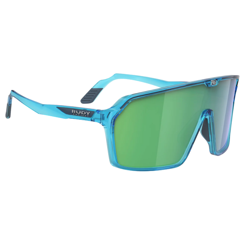 Okulary rowerowe Rudy Project Spinshield Crystal Azur Multilaser Green