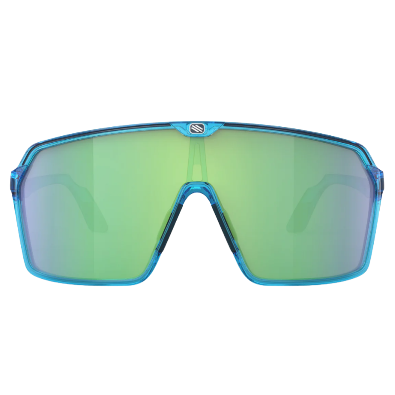 Okulary rowerowe Rudy Project Spinshield Crystal Azur Multilaser Green