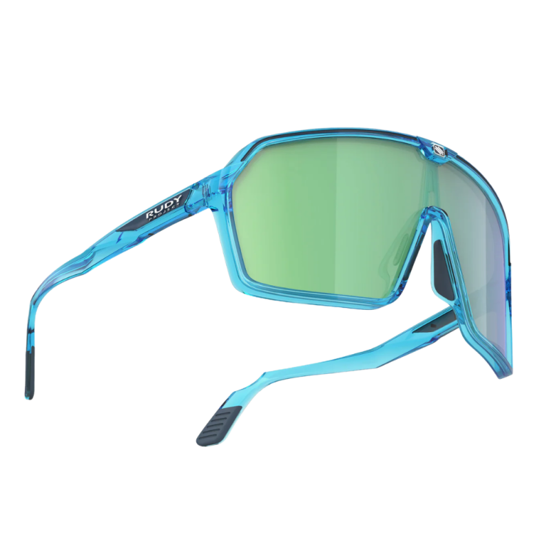 Okulary rowerowe Rudy Project Spinshield Crystal Azur Multilaser Green