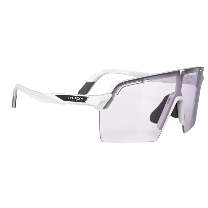 Okulary rowerowe Rudy Project Spinshield Pro White Gloss Impactx 2 Laser Purple