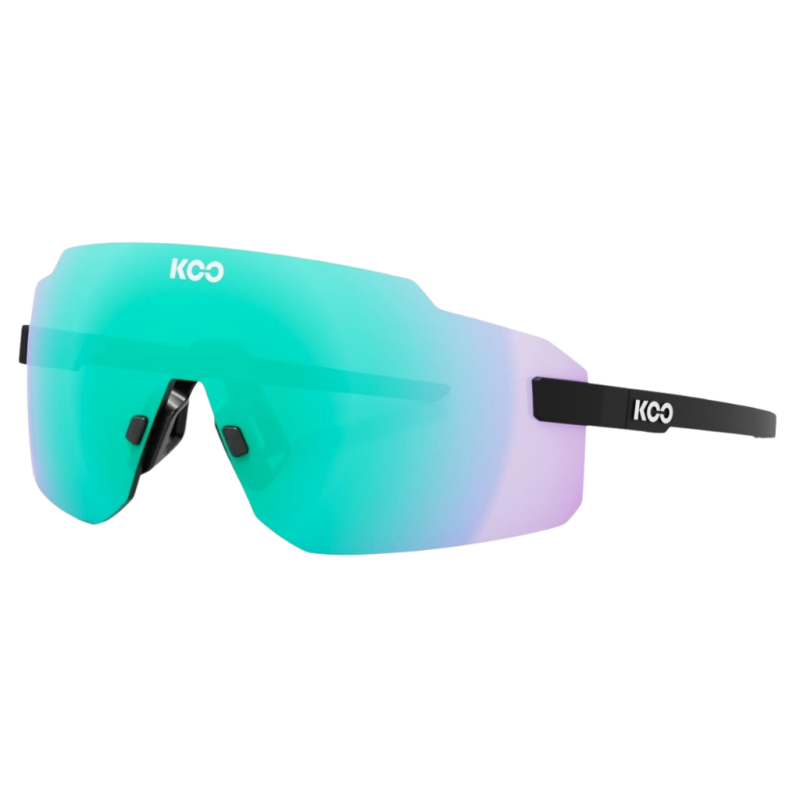 Okulary rowerowe Koo Supernova Black Matt / Green Mirror