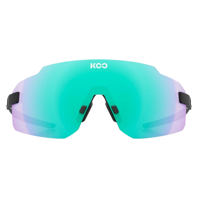 Okulary rowerowe Koo Supernova Black Matt / Green Mirror