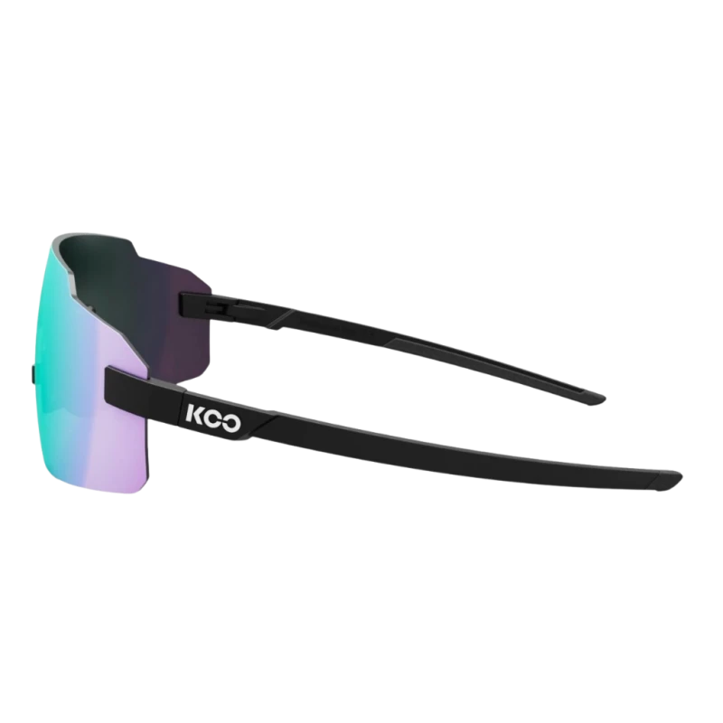 Okulary rowerowe Koo Supernova Black Matt / Green Mirror