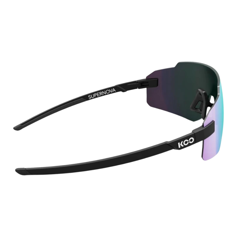 Okulary rowerowe Koo Supernova Black Matt / Green Mirror