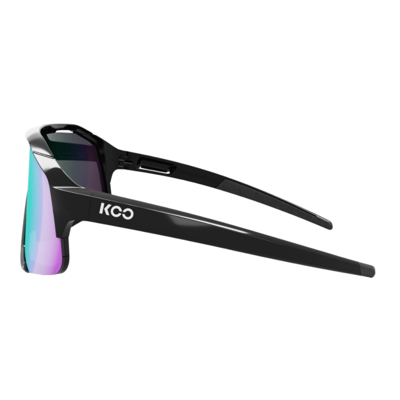 Okulary rowerowe Koo Demos Black / Green Mirror