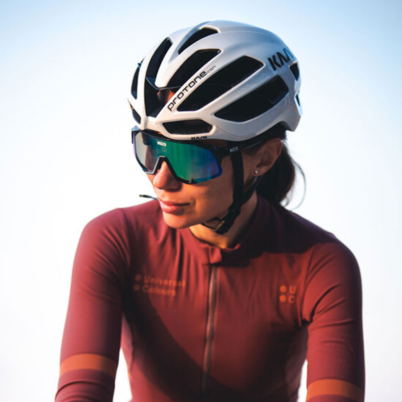 Okulary rowerowe Koo Demos Black / Green Mirror