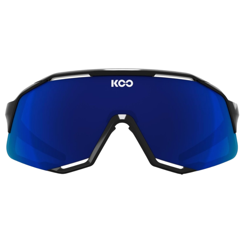 Okulary rowerowe Koo Demos Black Blue / Blue Sky Mirror