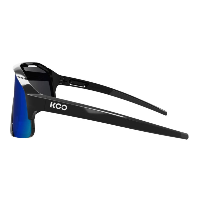 Okulary rowerowe Koo Demos Black Blue / Blue Sky Mirror