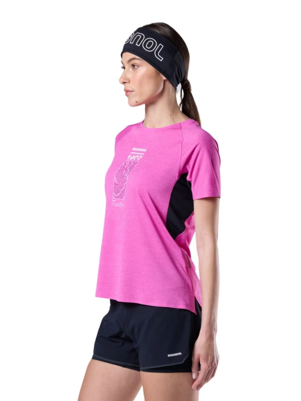 Koszulka damska Rossignol Sapa Ultra Tee electric fuchsia