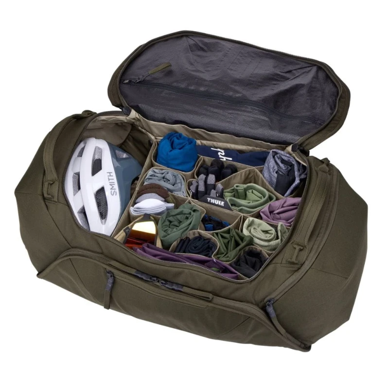 Rowerowa torba podróżna Thule RoundTrip 55L deep khaki