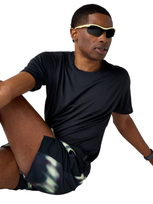 Spodenki męskie Brooks Dash Short Printed czarne