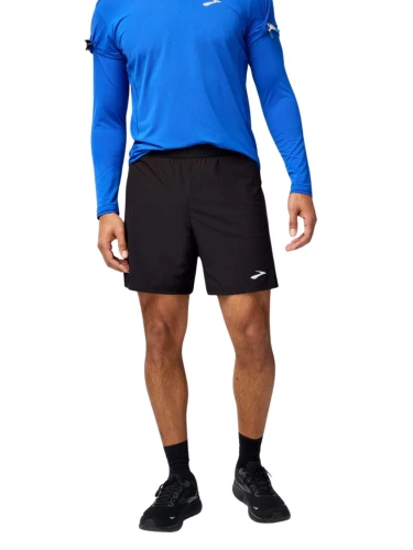 Spodenki męskie Brooks Journey 7" 2-in-1 Short czarne