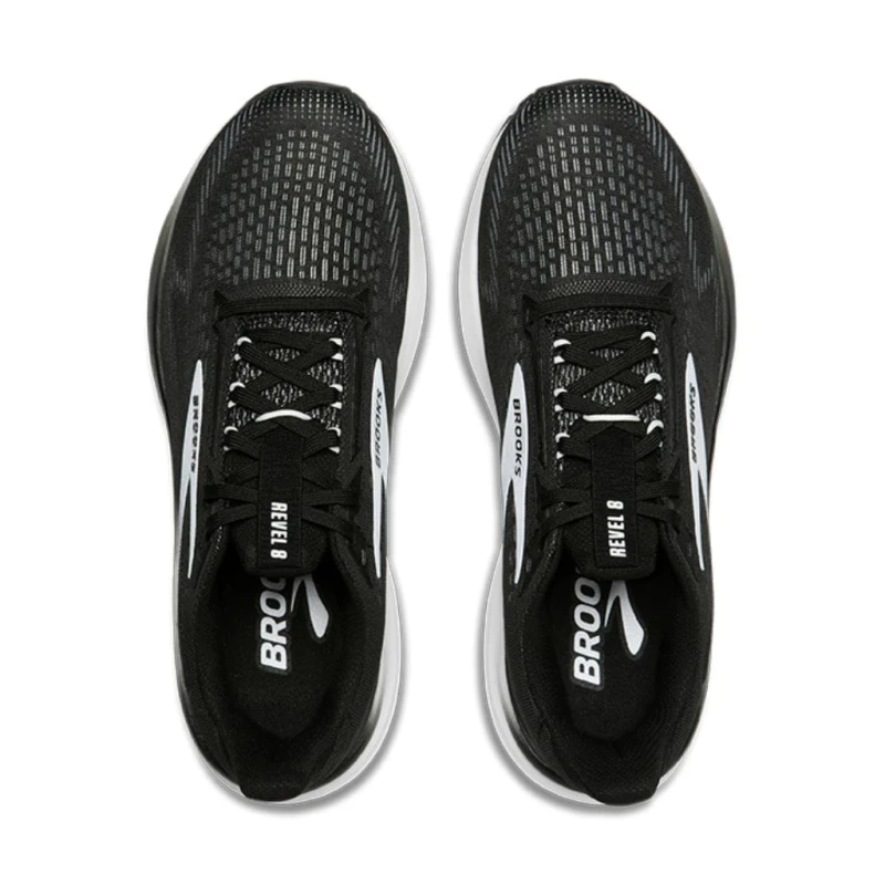 Buty do biegania męskie Brooks Revel 8 czarno-szare