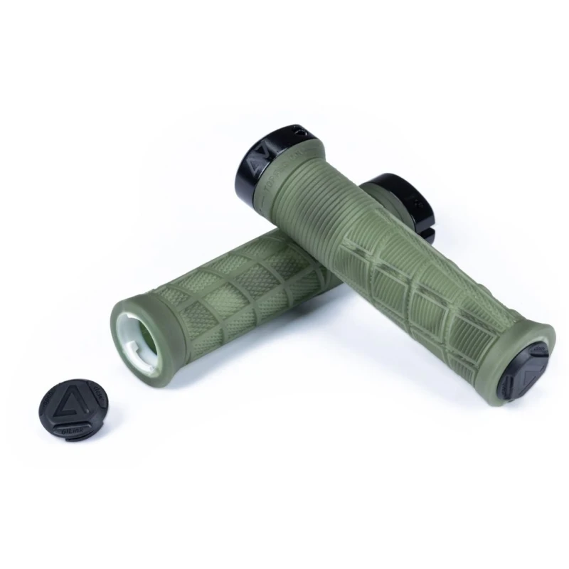 Gripy rowerowe CUBE ACID Disrupt 32.5mm translucent olive