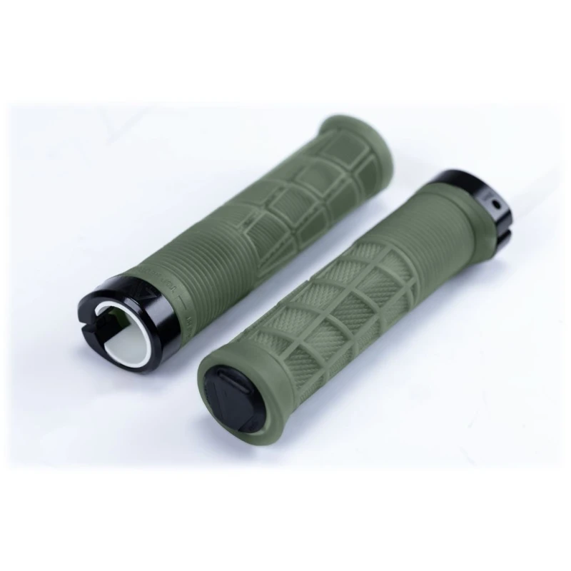 Gripy rowerowe CUBE ACID Disrupt 32.5mm translucent olive