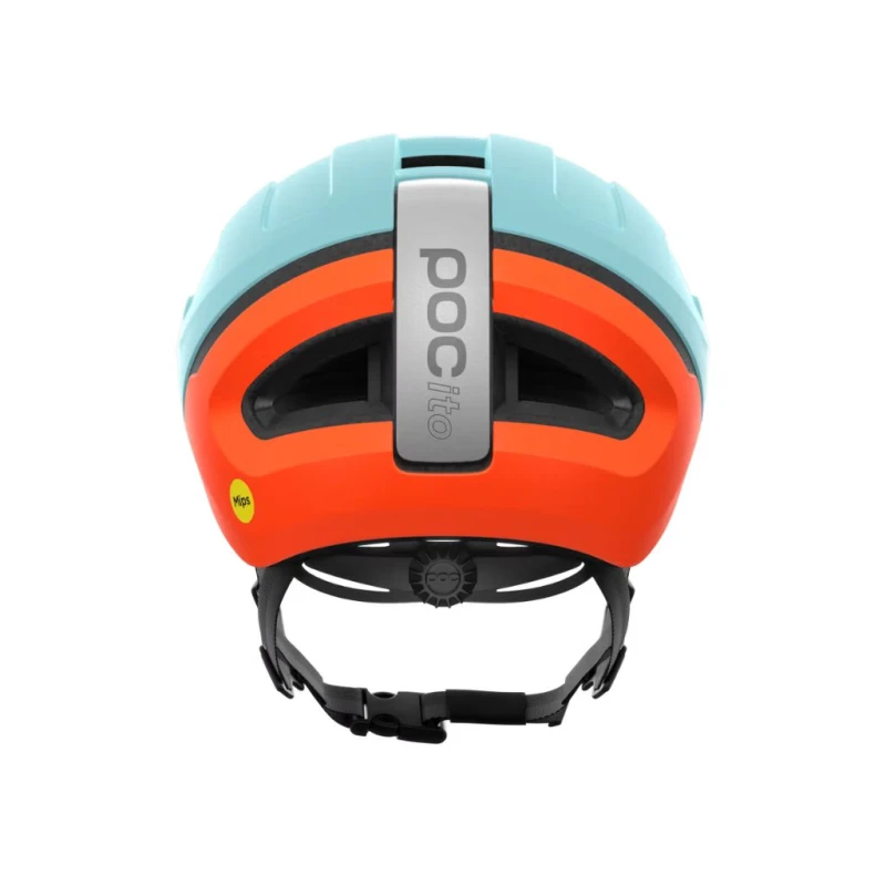 Kask rowerowy dziecięcy POC POCITO Omne MIPS blue matt/orange matt
