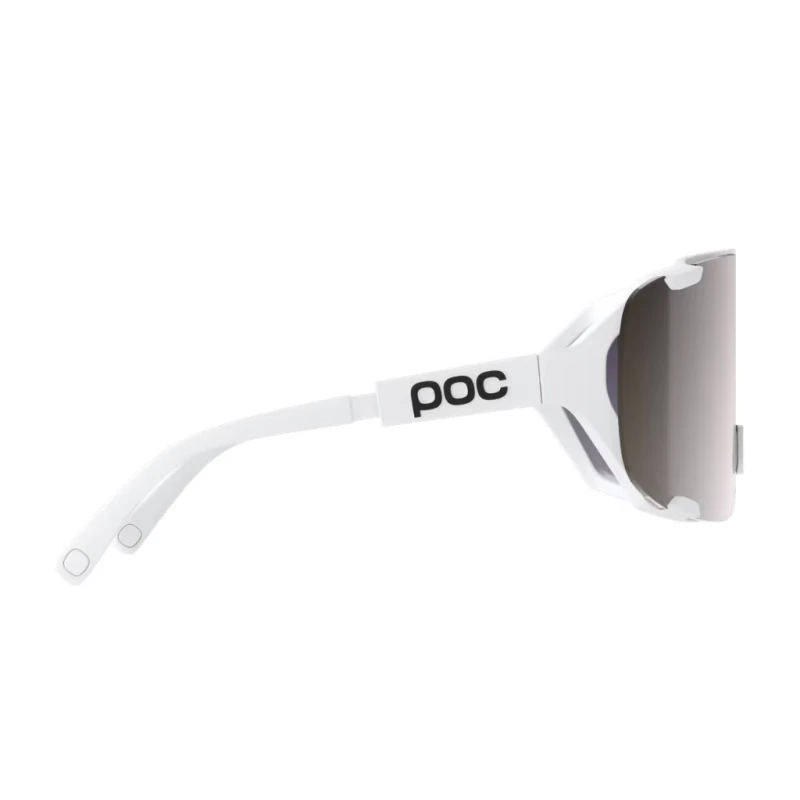 Okulary rowerowe POC Devour Mid white/clarity road/sunny silver