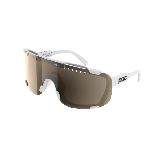 Okulary rowerowe POC Devour Mid  hydrogen white/clarity trail /partly sunny silver