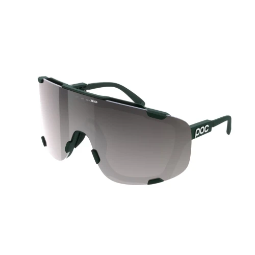 Okulary rowerowe POC Devour pargasite green/clarity road/sunny silver
