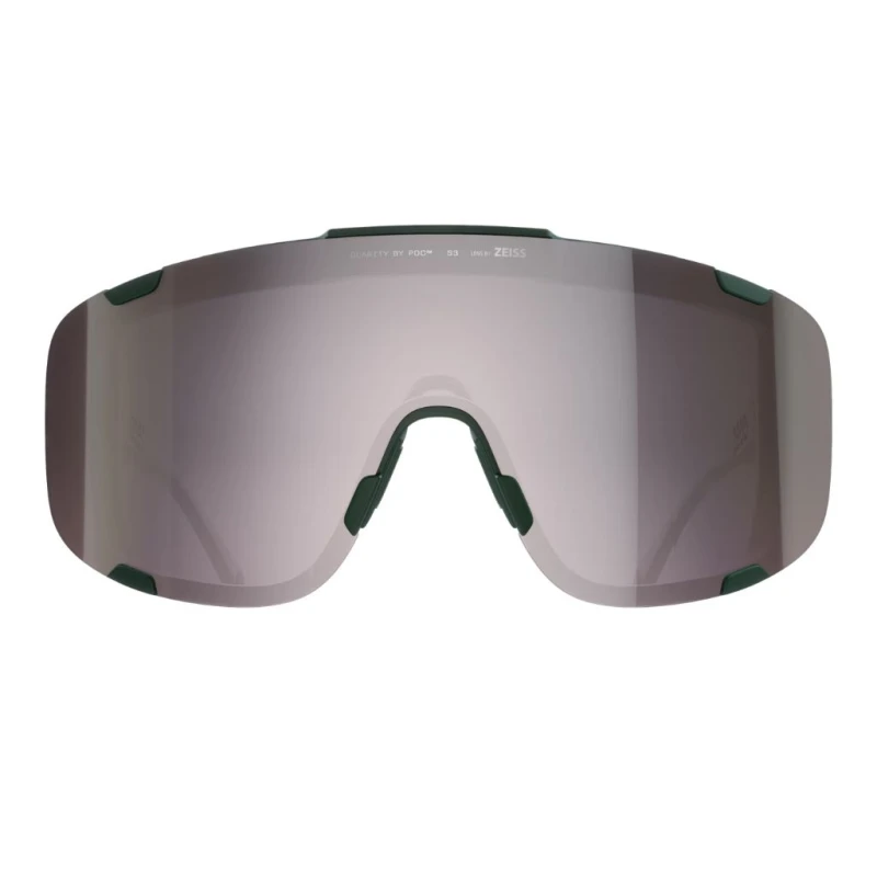 Okulary rowerowe POC Devour pargasite green/clarity road/sunny silver