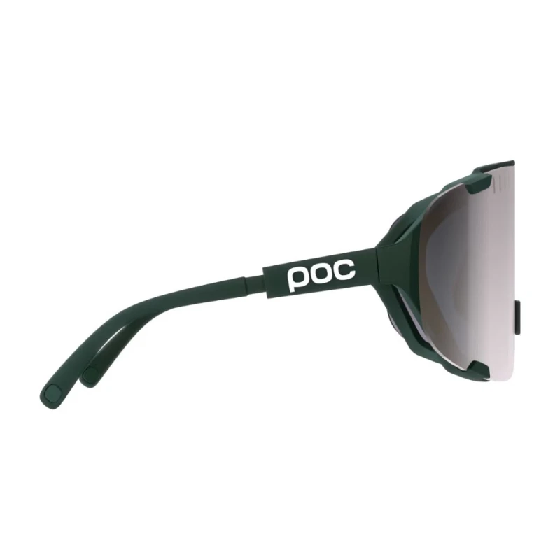 Okulary rowerowe POC Devour pargasite green/clarity road/sunny silver