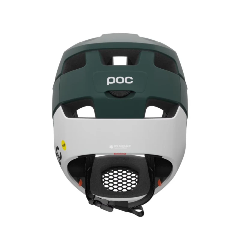 Kask rowerowy POC Otocon Race MIPS pargasite green matt/hydrogen white matt